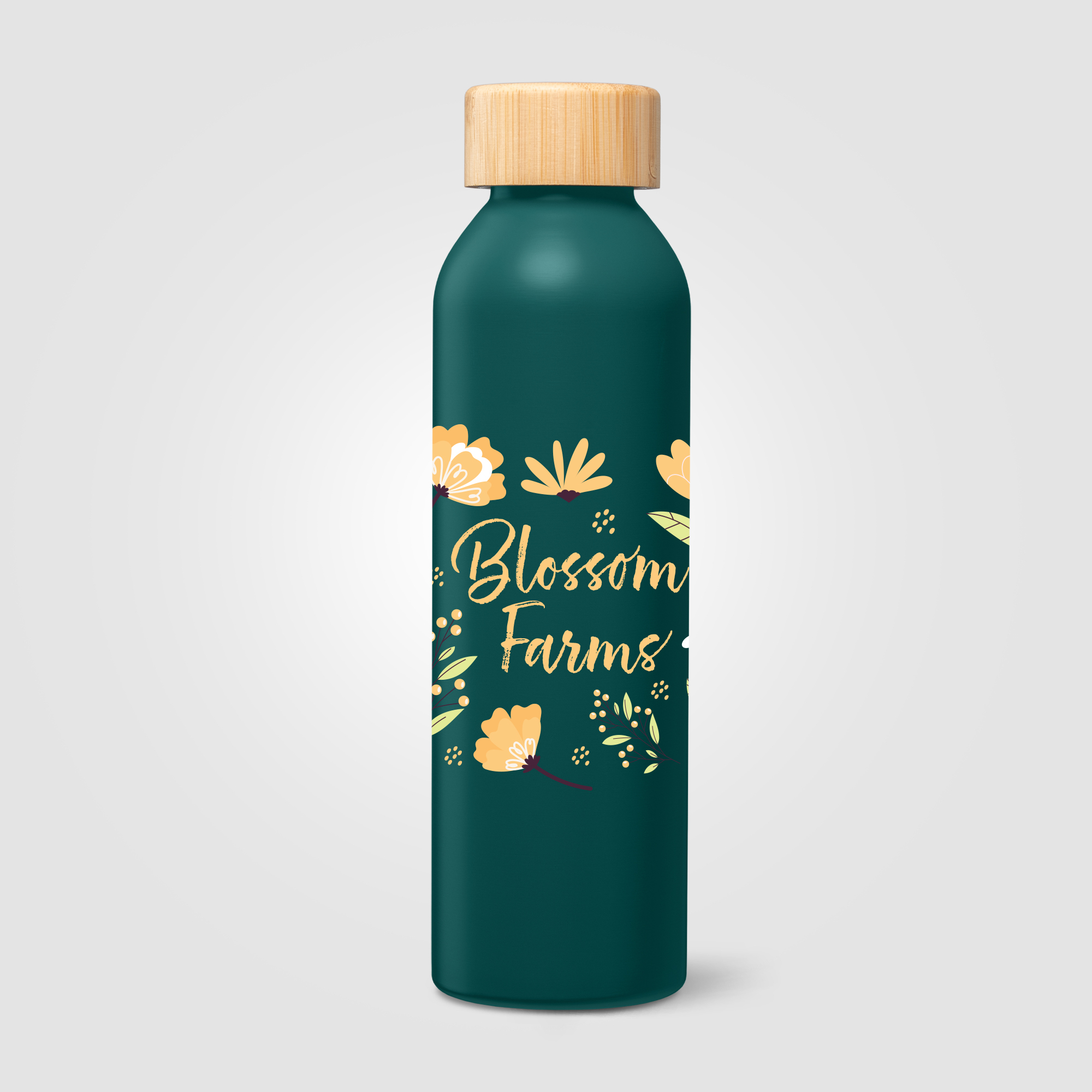 Gourde en aluminium recyclé 590 ml personnalisable Eden Vert 
